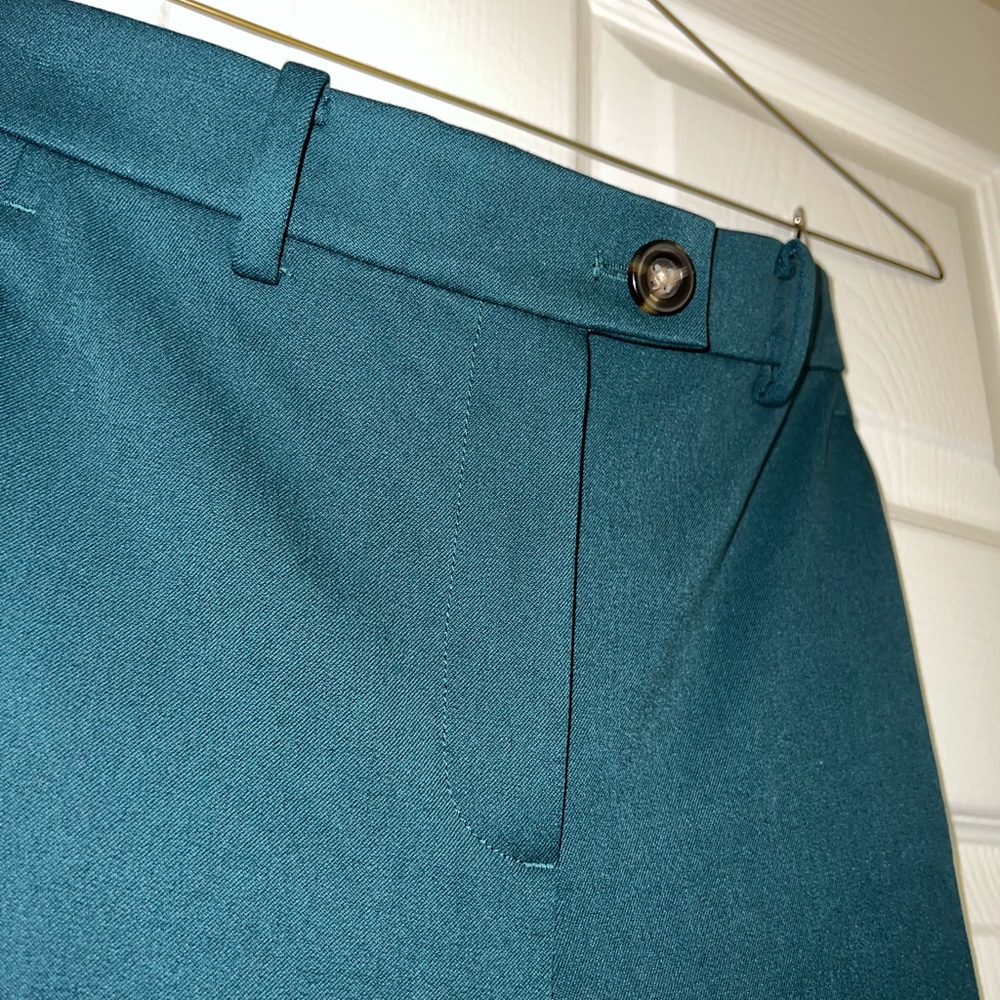 Ann Taylor Turquoise Trousers - Picture 3 of 8